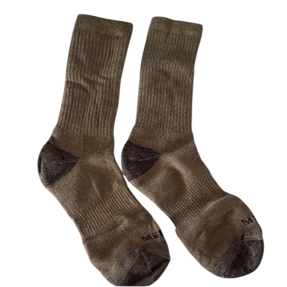 Merrell Other - Merrell dark khaki/brown Socks